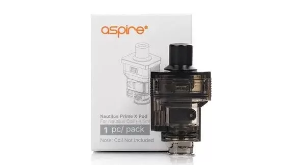 Aspire Nautilus Prime X Replacement Pod 1 Pack - Coil Fitment#BP 2ml>BP 4ml>Nautilus 2ml (F4308E)