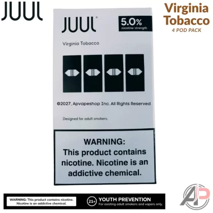 JUUL Pods Virginia Tobacco 4 Pod Pack