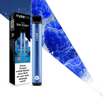 Vuse GO – Blue Raspberry - Benzoesäure, Ethanol; 20mg/ml (10059D)