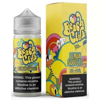 Lemon Squeeze E-Liquid by Beach Club - Size#100ml~Nicotine#3MG>6MG
