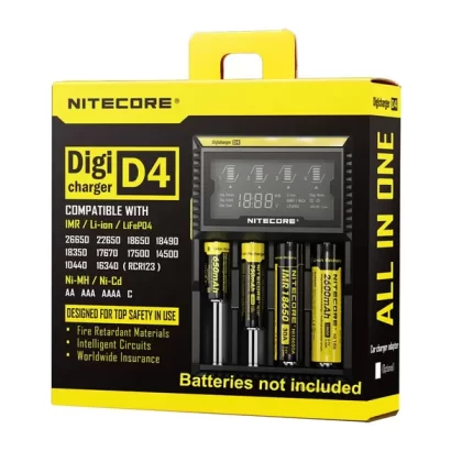 Nitecore Digicharger D4 Battery Charger - Vapebazaar Pk