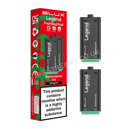 Elux Legend 1500 Watermelon Ice Pods - Vapestreams Co
