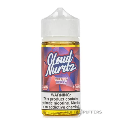 Cloud Nurdz – Cherry Berry 100mL - Nicotine Strength#0mg>3mg>6mg