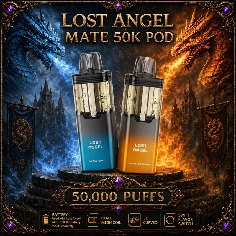 Lost Angel Mate 50K POD - Strawberry Cereal Donut Milk (BLK Series)