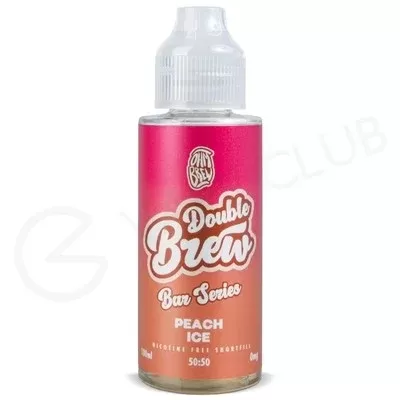Peach Ice Shortfill E-Liquid by Double Brew Bar Series 100ml