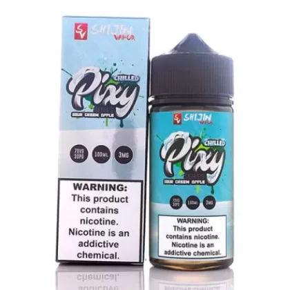Shijin Vapor Sour Green Apple Chilled 100mL - Vape Product; Vape Product, Vape Product