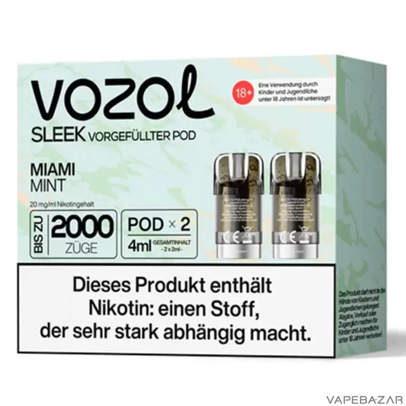 Vozol Sleek Pods – Miami Mint - Image 3