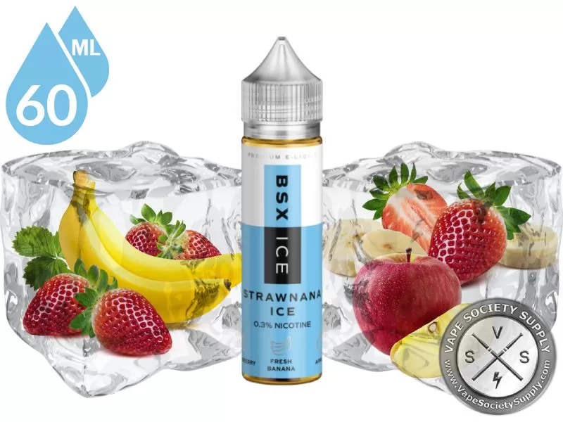 Strawnana ICE BSX VAPOR SERIES 60ml
