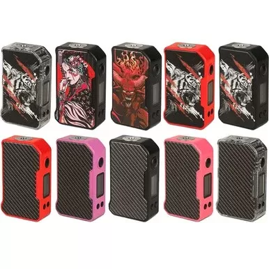 Dovpo MVP 220w Box Mod - Color#Carbon Fiber Transparent>Carbon Fiber Black>Carbon Fiber Red>Carbon Fiber Purple>Carbon Fiber Pink>Tiger Transparent>Tiger Black>Tiger Red>Fire Demon Beast Bla