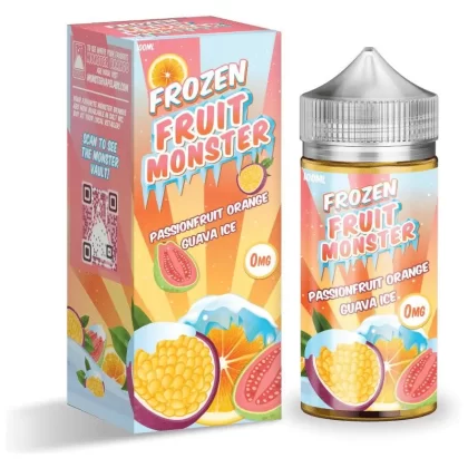 Frozen Fruit Monster Premium E-Liquid 100ml - Passionfruit Orange Guava Ice / 6mg