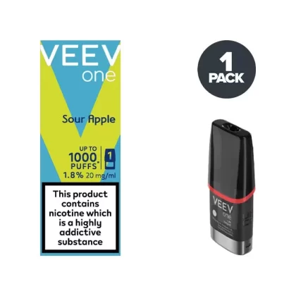Sour Apple Veev One Single Prefilled Pod - Ecigdepot