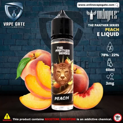 Peach - The Panther Series Elqiuid by Dr. Vapes - 3 mg / 120 ml