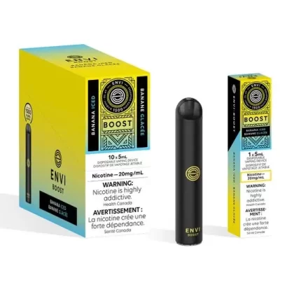 ENVI BOOST HIT DISPOSABLE – BANANA ICED