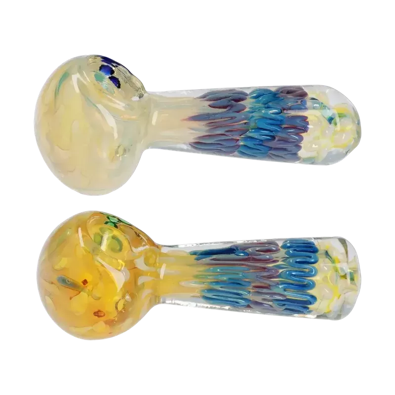 Smoke Cartel Twisting Color Wrap Spoon Pipe – 4in.
