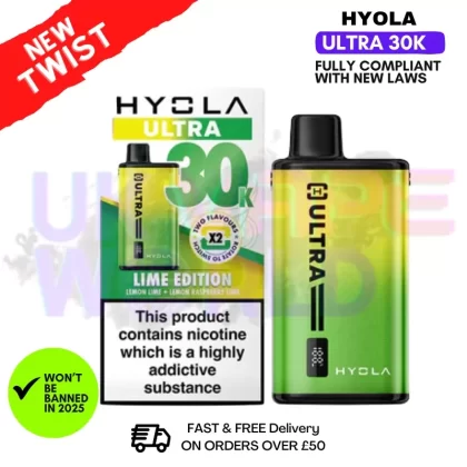 Lime Edition Hyola Ultra 30K Puff Prefilled Pod Kit