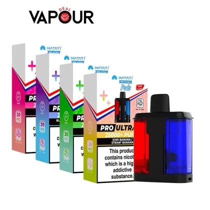 Hayati Pro Ultra Plus 25K Prefilled Pods - Straw' Cranberry Cherry / Strawberry Raspberry Ice