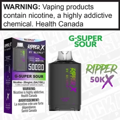 G Super Sour RIPPER X 50K POD
