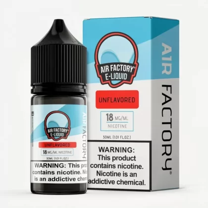 Unflavored SALT – Air Factory E-Liquids – 30mL VG:50% Pod