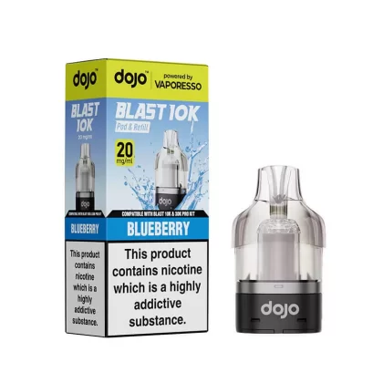 Vaporesso DOJO Blast Pod & Refill For 10K or 30K Device – Blueberry - 20mg