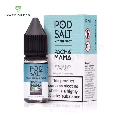 Strawberry Kiwi Ice Nic Salt E-Liquid by Pod Salt - Eliquidsupply