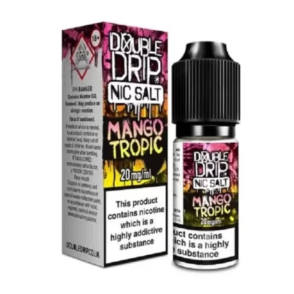 Double Drip Mango Tropic Nic Salts E Liquid (10ml)