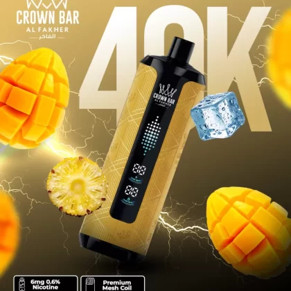 Al Fakher Crown Bar Mega Max 40K - Crownbar Vape (E150D2)