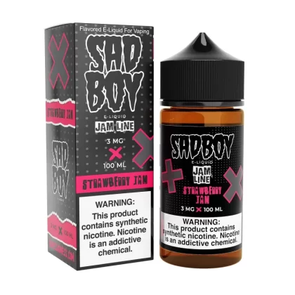 SADBOY E-Liquid - Strawberry Jam 100ML - Jam Line Series - 0MG