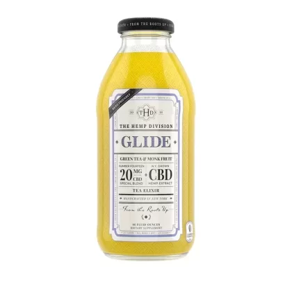 The Hemp Division Glide Case of 12 – Green Tea & Monkfruit – 20 MG CBD