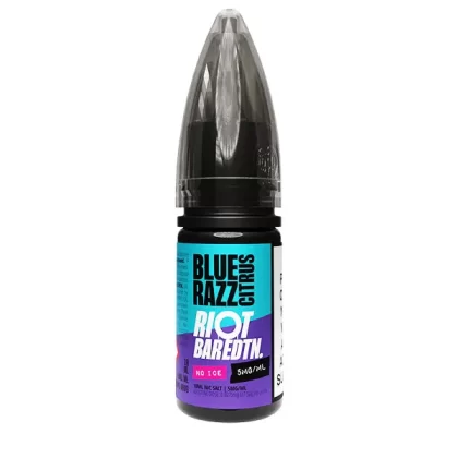 Riot Squad NO ICE Blue Razz Citrus Nic Salt E-Liquid - 10mg