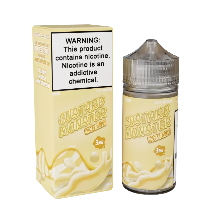 Custard Monster - Vanilla - 100ML E-Liquid - 6MG
