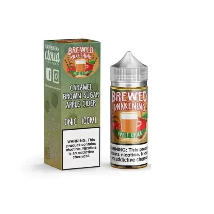 Brewed Awakening Apple Cider E-Liquid by Caribbean Cloud Company - Size#60ml>100ml~Nicotine#0MG>3MG>6MG