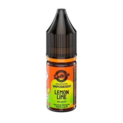 Lemon Lime Nicotine Salt 10ml By Deliciu V2 - Nicotine Strength#10mg (Salt)>20mg (Salt) (452F57)