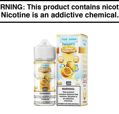 GOLDEN PASSION FRUIT FREEZE BY POD JUICE 100ML - Vapejuice