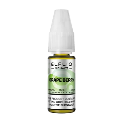 Grape Berry Elfliq Nic Salt by Elfbar - 10ml - Vape Product, Vape Product (A8AE77)
