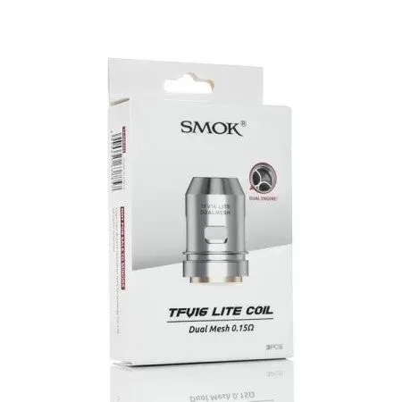 Smok TFV16 Lite Replacement Coils - Resistance#0.2 Ohm Conical>0.15 Ohm Dual Mesh