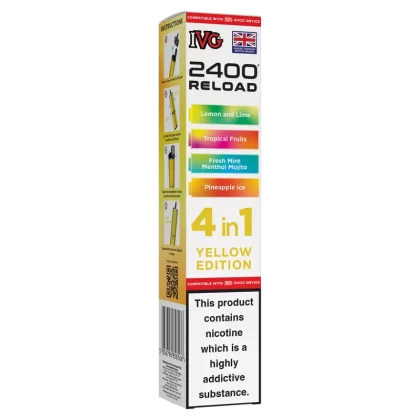 Yellow Edition IVG 2400 Refill Pods - Ecigwizard