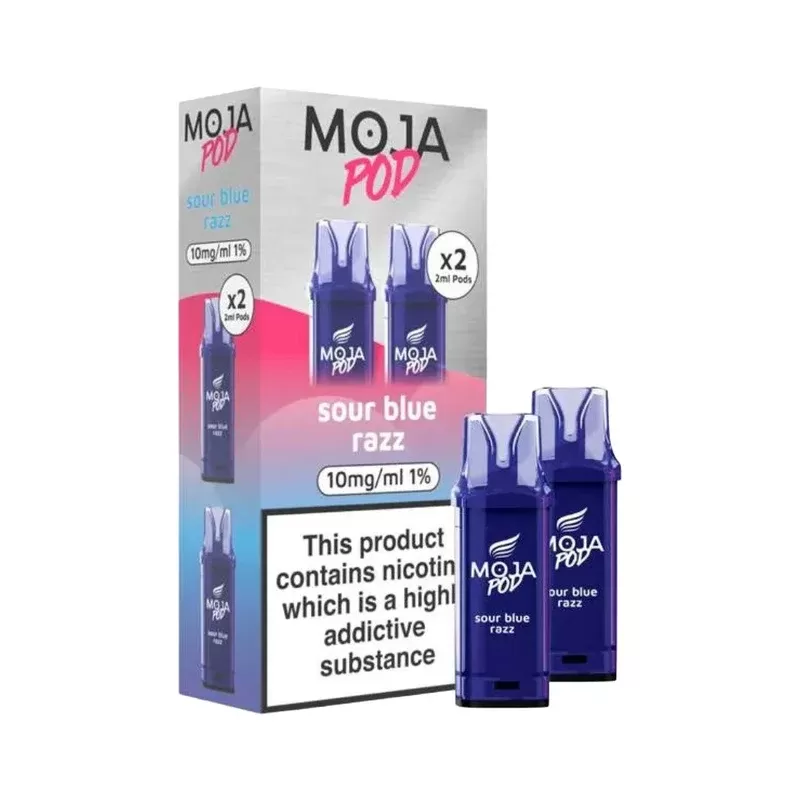 Moja Pod Sour Blue Razz x 2 Pack