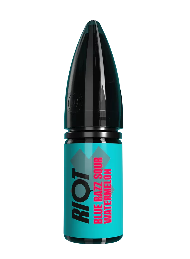Blue Razz Sour Watermelon RIOT X Nic Salt - 20mg