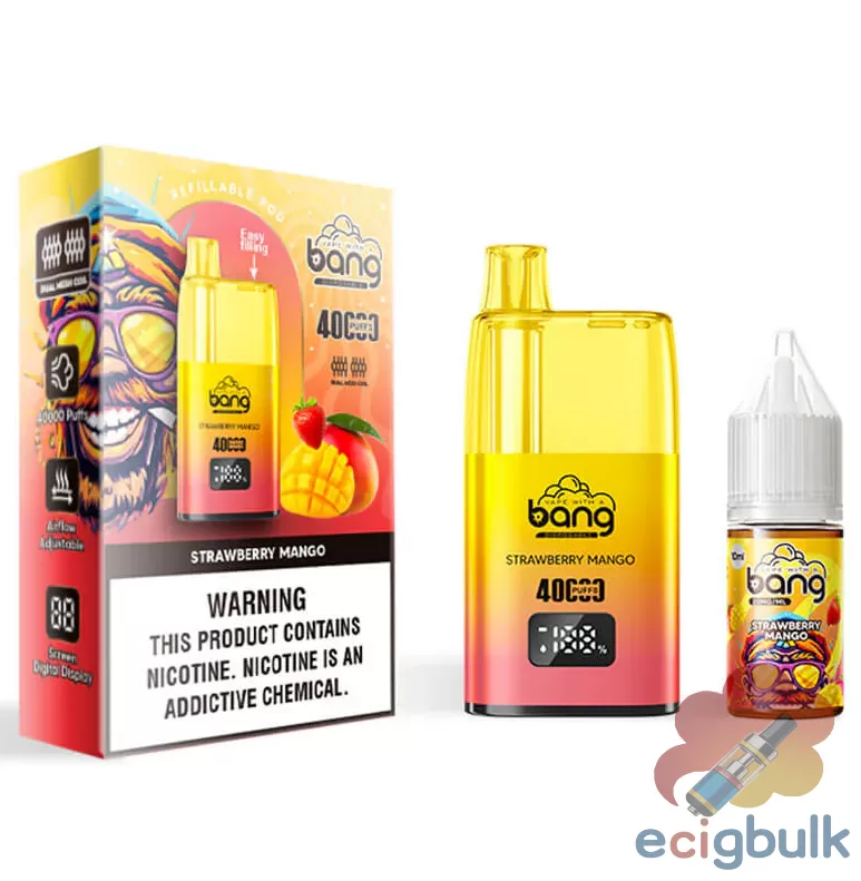 Bang 40000 Refillable Disposable Vape | 40,000 Puffs | 2% Nicotine - Image 2