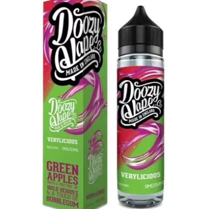 VERYLICIOUS E LIQUID BY DOOZY VAPE CO 50ML 70VG