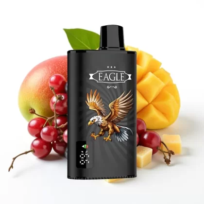 JNR EAGLE Smart 23000 Puffs Grosella Negra Mango Hielo Pantalla Digital 1.0ohm 25ml - Fumotvapemexico