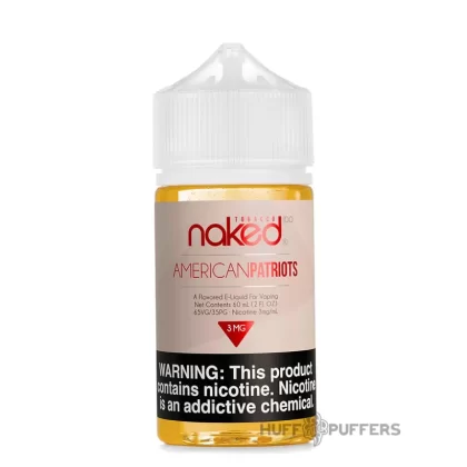 Naked 100 Tobacco – American Patriots 60mL - Vape Product, Vape Product