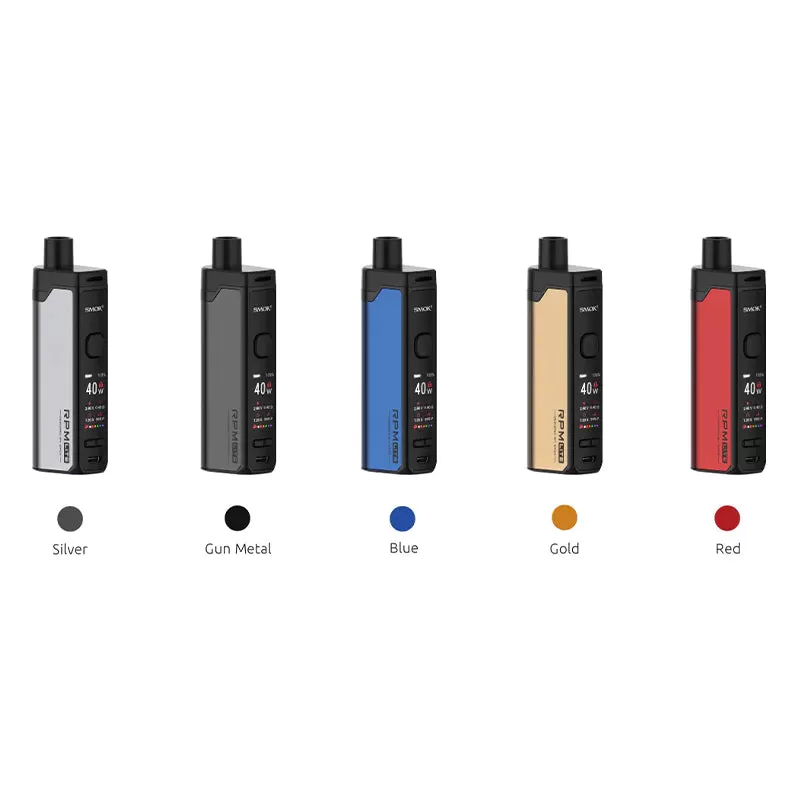 SMOK RPM Lite 40W Pod Mod Kit 1250mAh & 3.2ml - Silver