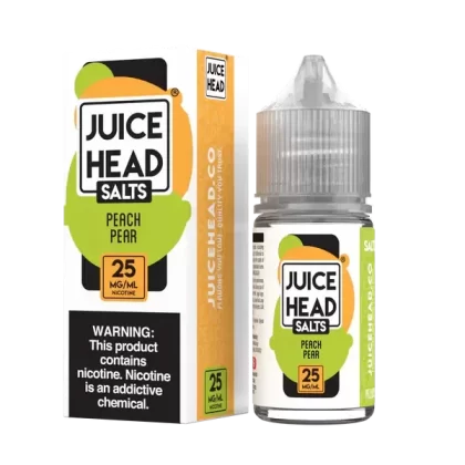 Juice Head SALTS Peach Pear Vape e-Liquid 30mL - Vape Product, Vape Product (5FE2FD)