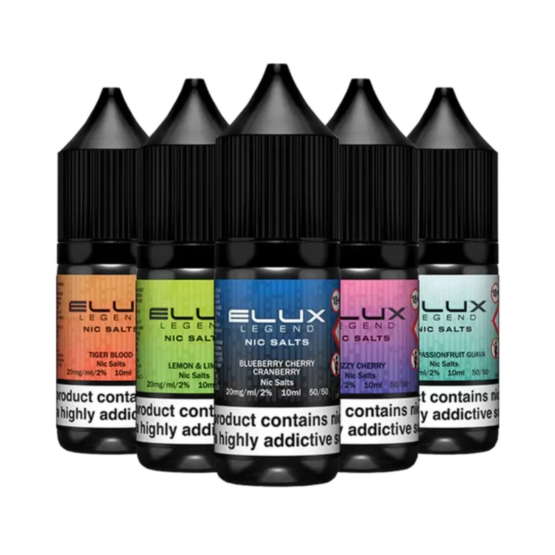 Elux Legend Nic Salts E-Liquid - Red Berry Ice (New) / 20mg