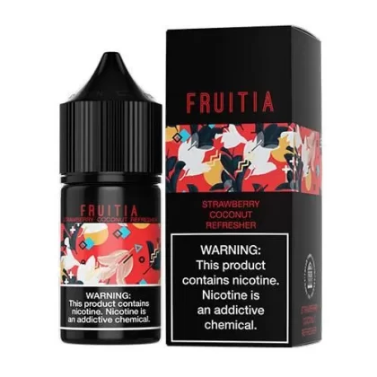 Strawberry Coconut Refresher Fruitia by Fresh Farms Salt 30mL - 35MG