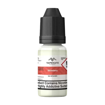 Vapemate Classic Strawberry 10ml - Blend#50VG / 50PG>70VG / 30PG0mg>3mg>6mg>12mg>18mg