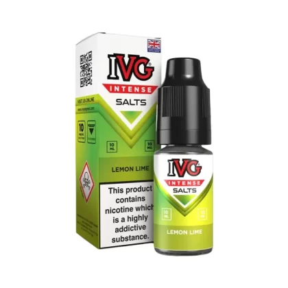 IVG Intense Lemon Lime Saltnic Vape Juice - Strength 20mg