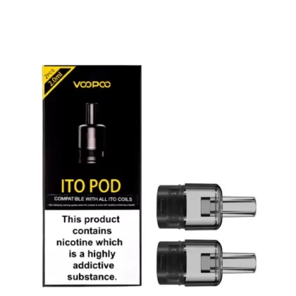 Voopoo ITO Empty Replacement Pods No Coil Included – 2 Pack - 2ml / Voopoo