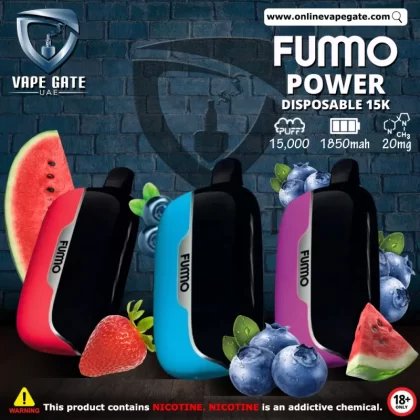 Fummo Power Disposable Vape (15,000 Puffs) - Malaysian Mango / 20 mg